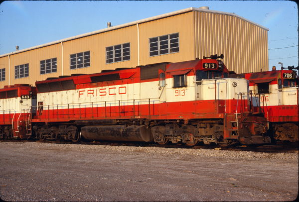 SD45 913 at Tulsa, Oklahoma on May 20, 1980 (George Horna)