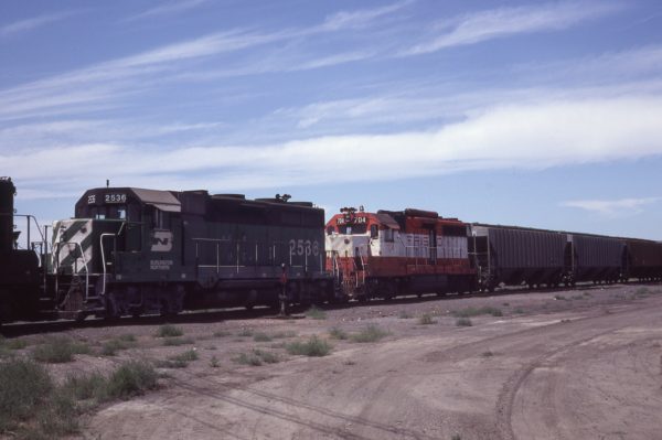 GP35 704 (location unknown) in June 1979 (E. Alexander)