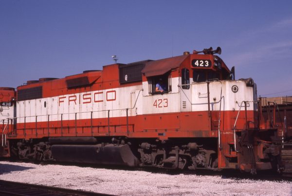 GP38-2 423 at St. Louis, Missouri on May 13, 1980 (M.A. Wise)