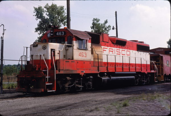 GP38-2 463 at Pittsburg, Kansas on May 24, 1980 (Allen Clum)