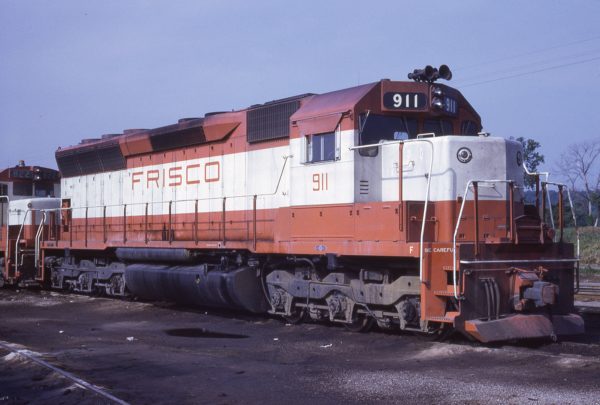 SD45 911 at Tulsa, Oklahoma on June 5, 1969 (J.B. Gwinn)