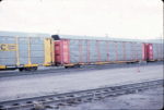 Autorack 820854 at Green River, Wyoming in August 1984