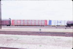 Autorack 942503 at Clover Bar, Alberta in May 1986