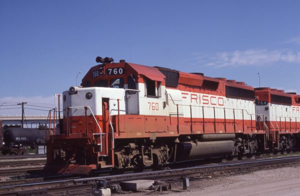 GP40-2 760 at Tulsa, Oklahoma on June 22, 1980 (J.H. Wilson)