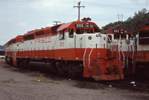 SD40-2 955 at Kansas City, Missouri on August 7, 1978 (Dean Motts)