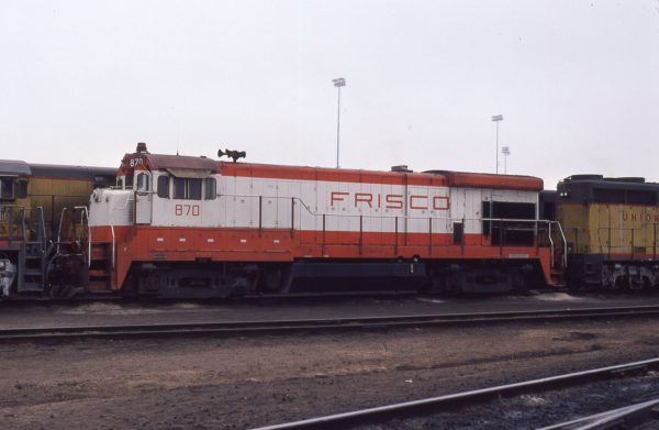 B30-7 870 at North Platte, Nebraska on March 12, 1980 (P.B. Wendt)