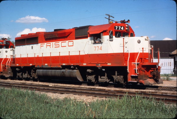 GP40-2 774 at Denison, Texas in May 1980