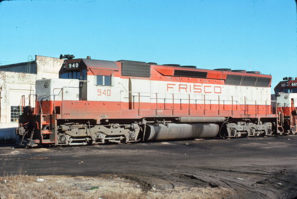 SD45 940 at Birmingham, Alabama in January 1976 (Curtis Foretenberry)