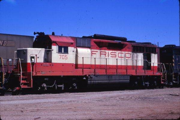 GP35 705 (location unknown) in April 1970 (David Cash)