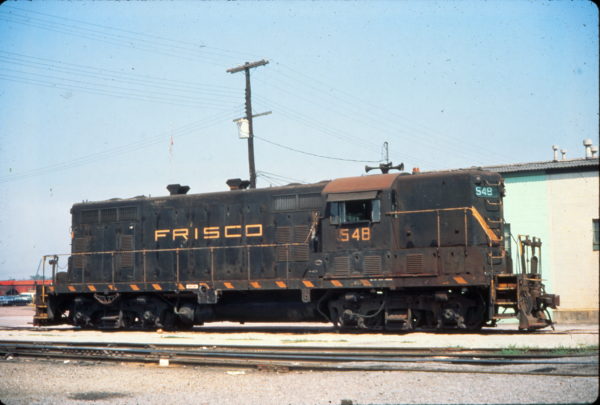 GP7 548 at Birmingham, Alabama in November 1974 (Vernon Ryder)