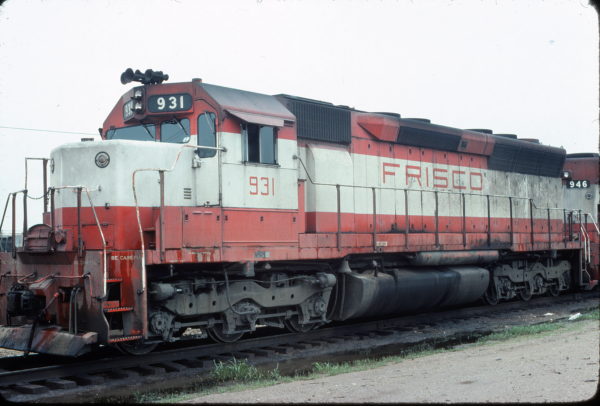 SD45 931 (location unknown) in April 1976