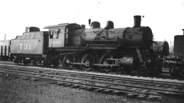 4-6-0 731 awaiting scrapping at Springfield, Missouri on March 29, 1948 (Arthur B. Johnson)