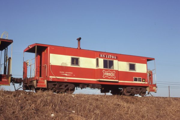 Caboose 11704 (Frisco 1730) at Memphis, Tennessee on January 3, 1981 (J.C. Benson)