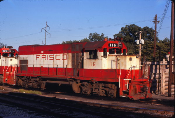 GP15-1 116 at Fort Smith, Arkansas on October 8, 1980 (Paul Strang)