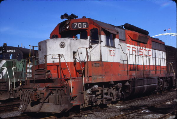 GP35 705 at Portland, Oregon on March 10, 1979 (Kenneth Ardinger)