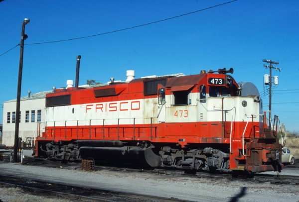 GP38-2 473 at Oklahoma City, Oklahoma on November 5, 1980 (Bill Bryant)
