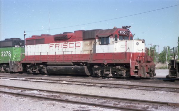 GP38AC 2130 (Frisco 654) (location unknown) in 1981