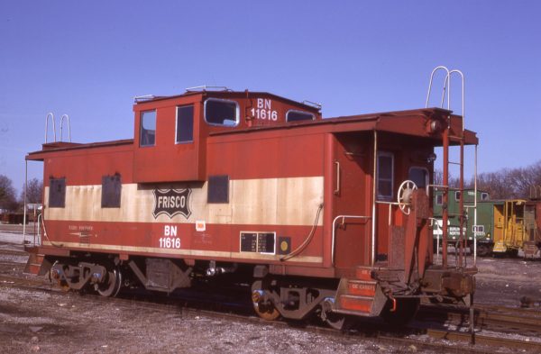 Caboose 11616 (Frisco 1288) at Springfield, Missouri on January 15, 1982 (J.C. Benson)