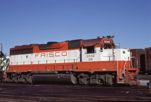 GP40-2 3046 (Frisco 756) at St. Louis, Missouri on September 27, 1981 (M.A. Wise)