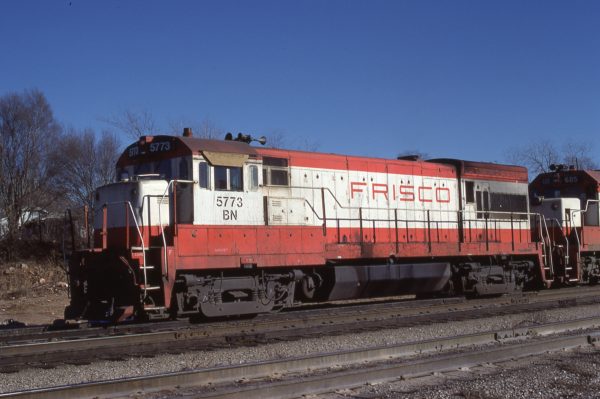 U30B 5773 (Frisco 835) at Springfield, Missouri on January 4, 1981 (J.H. Wilson)