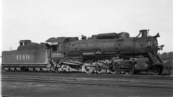 2-8-2 4149 at St, Louis, Missouri in 1937 (R.J. Foster)