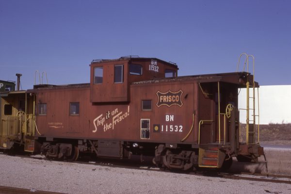 Caboose 11532 (Frisco 1202) at Springfield, Missouri on January 15, 1982 (J.C. Benson)