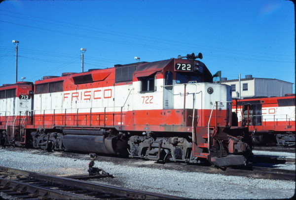 GP35 722 at Memphis, Tennessee in December 1979 (J. Harlen Wilson)