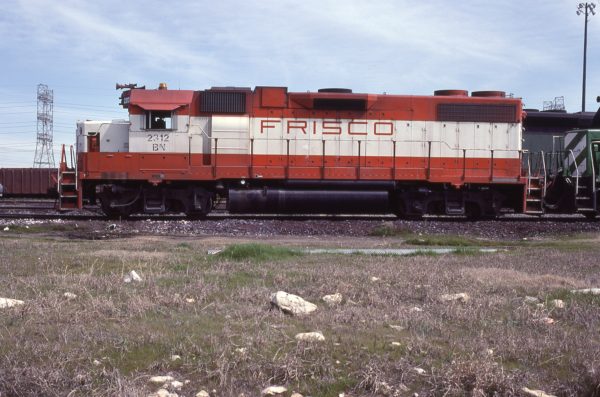 GP38-2 2312 (Frisco 457) at Saginaw, Texas in March 1983 (R.H. Seale)