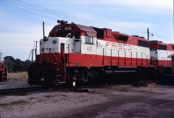 GP38-2 410 at Enid, Oklahoma on October 19, 1980 (Gene Gant)