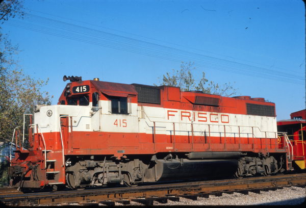GP38-2 415 at Hayti, Missouri on November 11, 1979 (Gary Powell)
