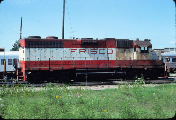 GP38AC 637 at Muskogee, Oklahoma on June 17, 1978 (R.M. Leach)