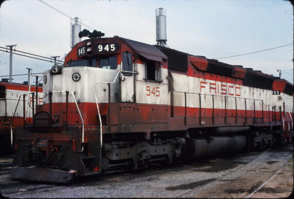 SD45 945 at Memphis, Tennessee in April 1978