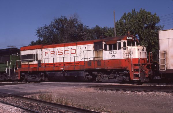U30B 5786 (Frisco 848) at Lincoln, Nebraska in September 1981 (J.C. Butcher)