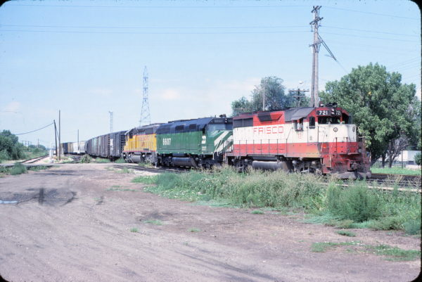 GP35 721 (location unknown) in August 1972