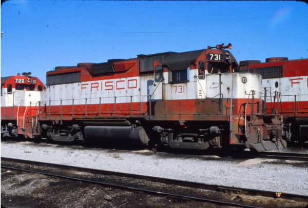 GP35 731 at Tulsa, Oklahoma on October 28, 1979