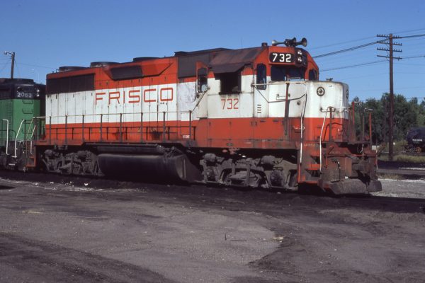 GP35 732 at Omaha, Nebraska on September 15, 1979 (Jerry Bosanek)