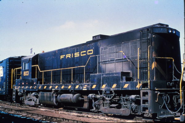 U25B 803 at Memphis, Tennessee in January 1966 (Rail Junction Slides)