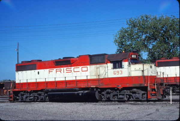 GP38-2 693 at Fort Worth, Texas on April 20, 1980 (Bill Phillips)