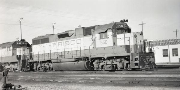 GP38AC 650 at Memphis, Tennessee on January 27, 1974