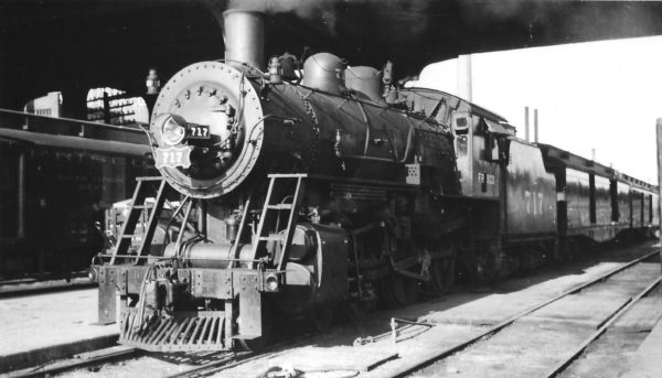 4-6-0 717 at Springfield, Missouri on May 15, 1948 (Arthur B. Johnson)