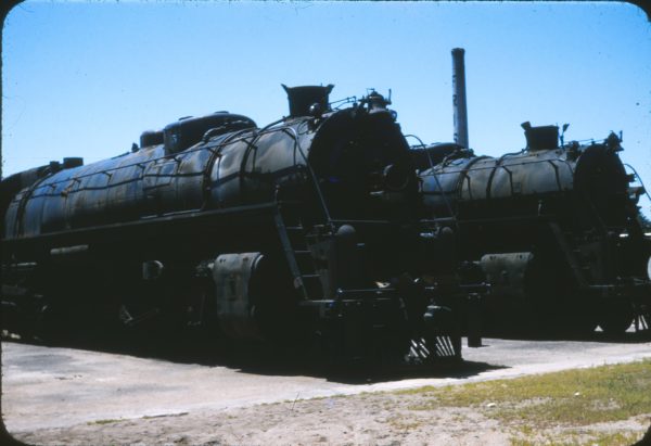 4-8-4 4515 at Springfield, Missouri in August 1957