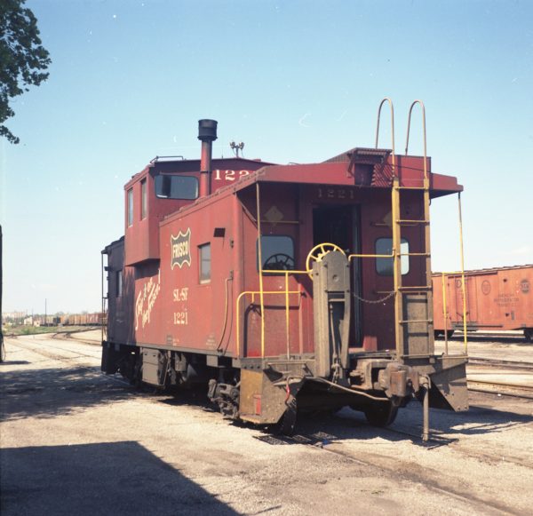 Caboose 1221 at Fort Worth, Texas in 1975