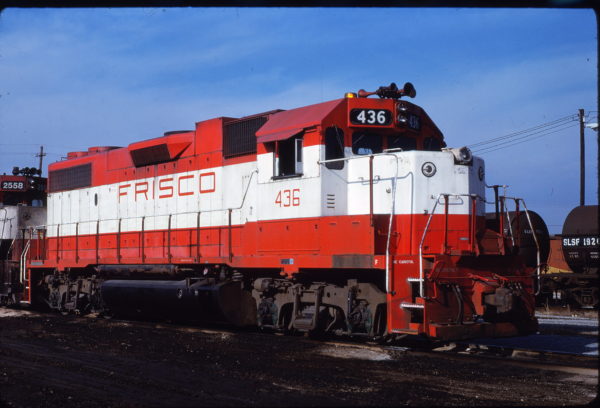 GP38-2 436 at Memphis, Tennessee in January 1981 (Steve Forrest)