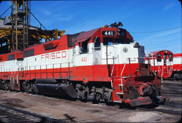 GP38-2 441 at Springfield, Missouri in October 1979 (J. Harlen Wilson)