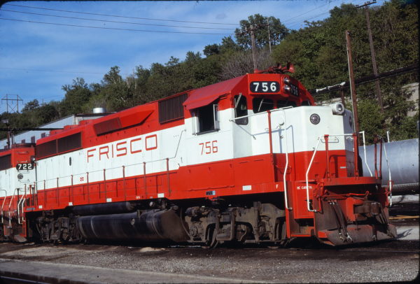 GP40-2 756 at Kansas City, Missouri on May 10, 1980 (James Primm II)