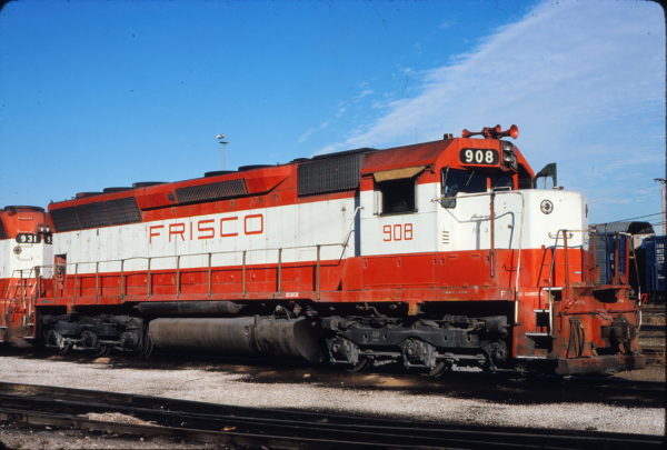 SD45 908 at St. Louis, Missouri on October 18, 1980 (Michael Wise)