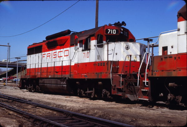 GP35 710 at Springfield, Missouri on March 10, 1980