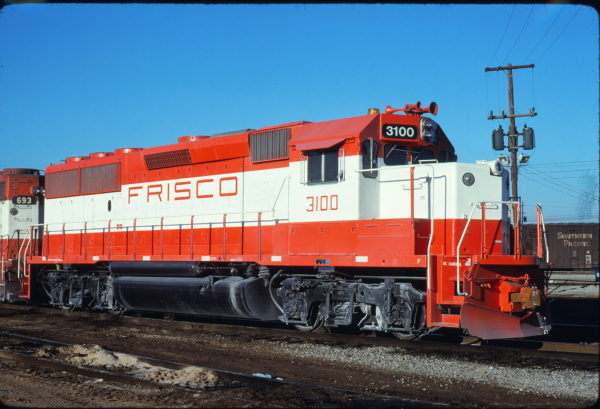 GP50 3100 at Memphis, Tennessee in January 1981 (Lon Coone)