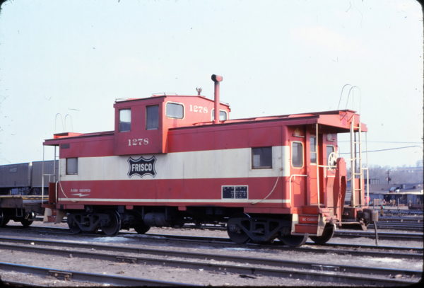 Caboose 1278 at Birmingham, Alabama on February 17, 1978 (Conniff Railroadiana Collection)