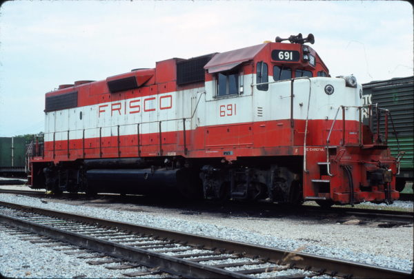 GP38-2 691 at Willow Springs, Missouri on August 13, 1980